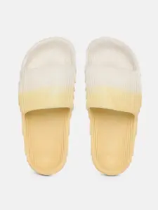 ADIDAS Originals Men Textured Sliders With Ombre Effect