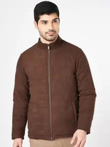 BYFORD by Pantaloons Men Mock Collar Solid Casual Padded Jacket