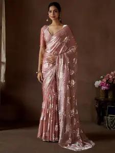 Saree mall Warli Beads and Stones Pure Silk Heavy Work Sarees