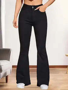 THIRD QUADRANT Women Jean Bootcut High-Rise Stretchable Jeans