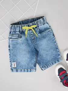 Pantaloons Junior Boys Washed Denim Shorts