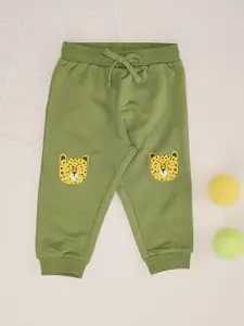 Pantaloons Baby Boys Printed Pure Cotton Mid Rise Joggers