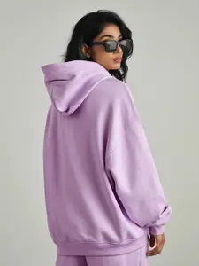 FFLIRTYGO Women Printed Hooded Sweatshirt