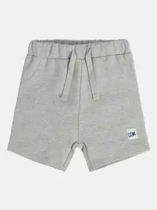 MINI KLUB Boys Regular Fit Mid-Rise Cotton Shorts
