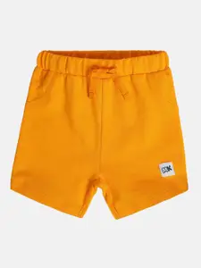 MINI KLUB Boys Regular Fit Mid-Rise Cotton Shorts