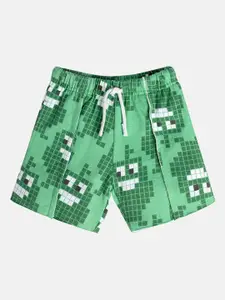 MINI KLUB Boys Printed Cotton Shorts