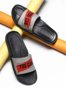 PERY PAO Men Printed Sliders