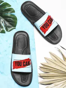 PERY PAO Men Printed Sliders