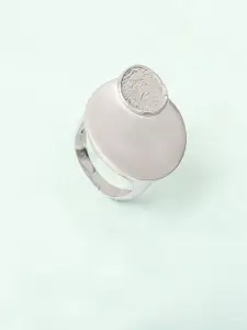 Mia by Tanishq 92.5 Sterling Silver-Plated Finger Ring