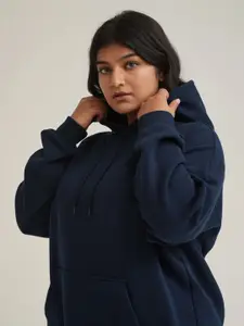 FFLIRTYGO Women Plus Size Hooded Sweatshirt