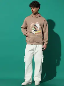 GRIFFEL Men Printed Oversized Tracksuits