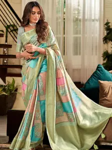 DEVATITHI Soft Silk with Beautiful Water color type of Digital Print Saree