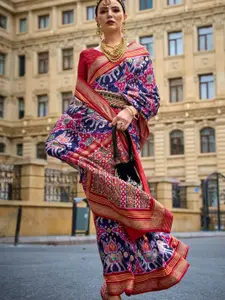 DEVATITHI Ethnic Motifs Pure Patola Saree