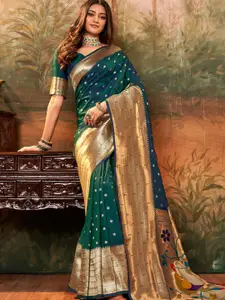 DEVATITHI Pure Paithani Silk With Zari Weaving Saree