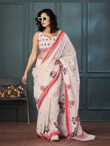DEVATITHI Handloom Linen with Beautiful Weaving Saree