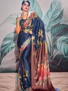 DEVATITHI Soft Satin Silk Saree