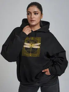 FFLIRTYGO Women Graphic Printed Plus Size Sweatshirt