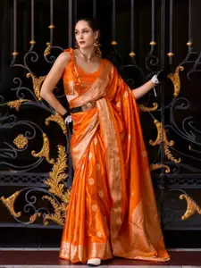 DEVATITHI Satin Mungha Silk Saree