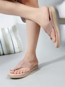 The Roadster Lifestyle Co Women Open Toe Women Nude Flats