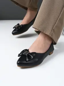 XE Looks Women Ballerinas with Bows Flats