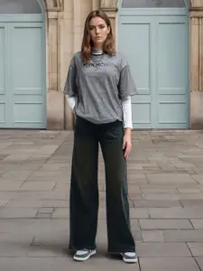 Flying Machine K-Street X High Rise Baggy Fit Jeans