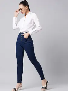 Chemistry Women Skinny Fit High Rise Stretchable Denim Jeans
