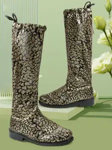 Denill Women Heeled High-Top Regular Boots