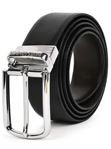Hayes London Men Genuine Leather Belts Reversible Durable Belt Braided