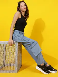 Belliskey Women Relaxed Fit Light Fade Jeans