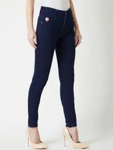 Miss Chase Women Skinny Fit Mid Rise Regular Length Stretchable Denim Jeans