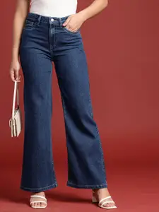 all about you Women Flared High-Rise Stretchable Jeans