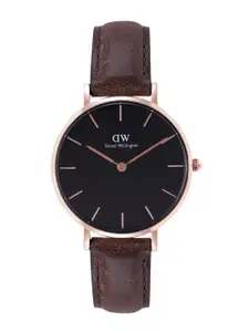 Daniel Wellington Women Dial & Leather Straps Analogue Watch DW00100165K