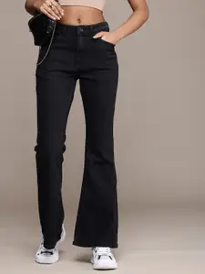 The Roadster Life Co. Women Skinny Flared High-Rise Stretchable Jeans