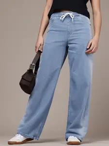 The Roadster Life Co. Women Baggy Fit High-Rise Jeans