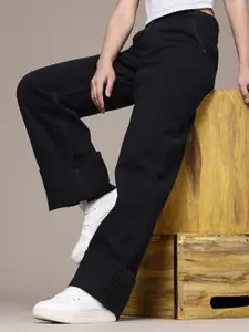 The Roadster Life Co. Women Baggy Fit High-Rise Pure Cotton Jeans