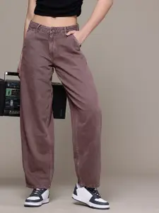 The Roadster Life Co. Women Pure Cotton Skater Fit Jeans