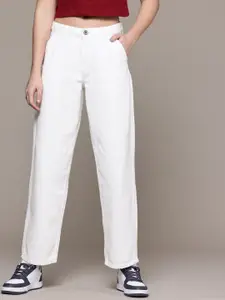 The Roadster Life Co. Women Skater Fit Pure Cotton Jeans