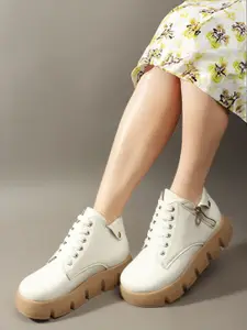 The Roadster Lifestyle Co Women Mid-Top Regular Boots