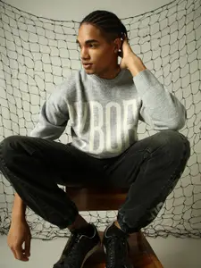 Hubberholme Men Typography Printed Pullover Sweaters