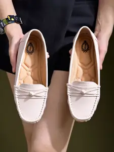 Shoetopia Women Solid Slip-On Loafers