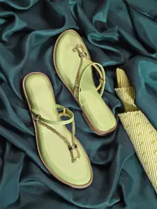 KARADDI Green Confortable & Lightweight Flats