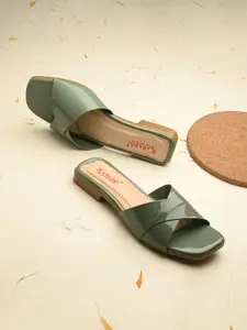 KARADDI Olive Confortable & Lightweight Flats