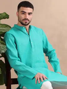 FILORI STUDIO Men Striped Long Kurta
