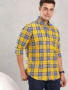 Nautica Pure Cotton Classic Fit Checked Casual Shirt