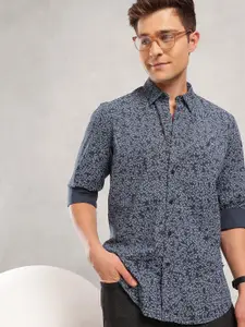 Nautica Classic Fit Conversational Printed Casual Shirt