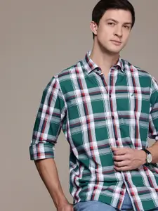 Nautica Pure Cotton Classic Fit Tartan Checked Casual Shirt