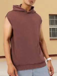 Kook N Keech Hooded Sleeveless Sweatshirt