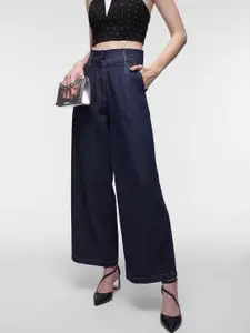 French Connection Women Wide Leg High-Rise Jeans