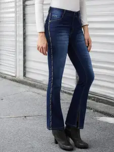 Miss Chase Women Bootcut Light Fade Stretchable Jeans