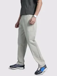 The Roadster Life Co. Men Pure Cotton Straight Fit Cargos